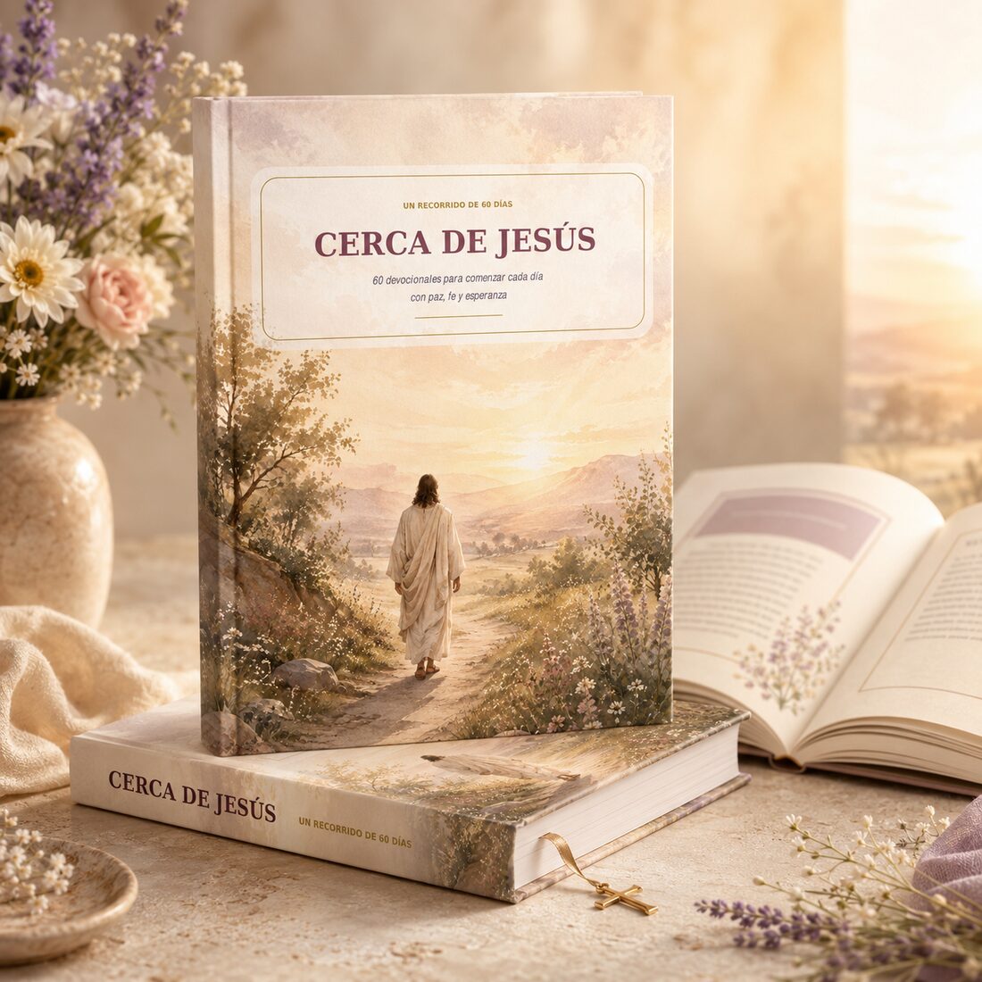 Cerca de Jesus 60 Devocionales + 3 bonos "Que tu Primer encuetro del Dia sea con Jesus"